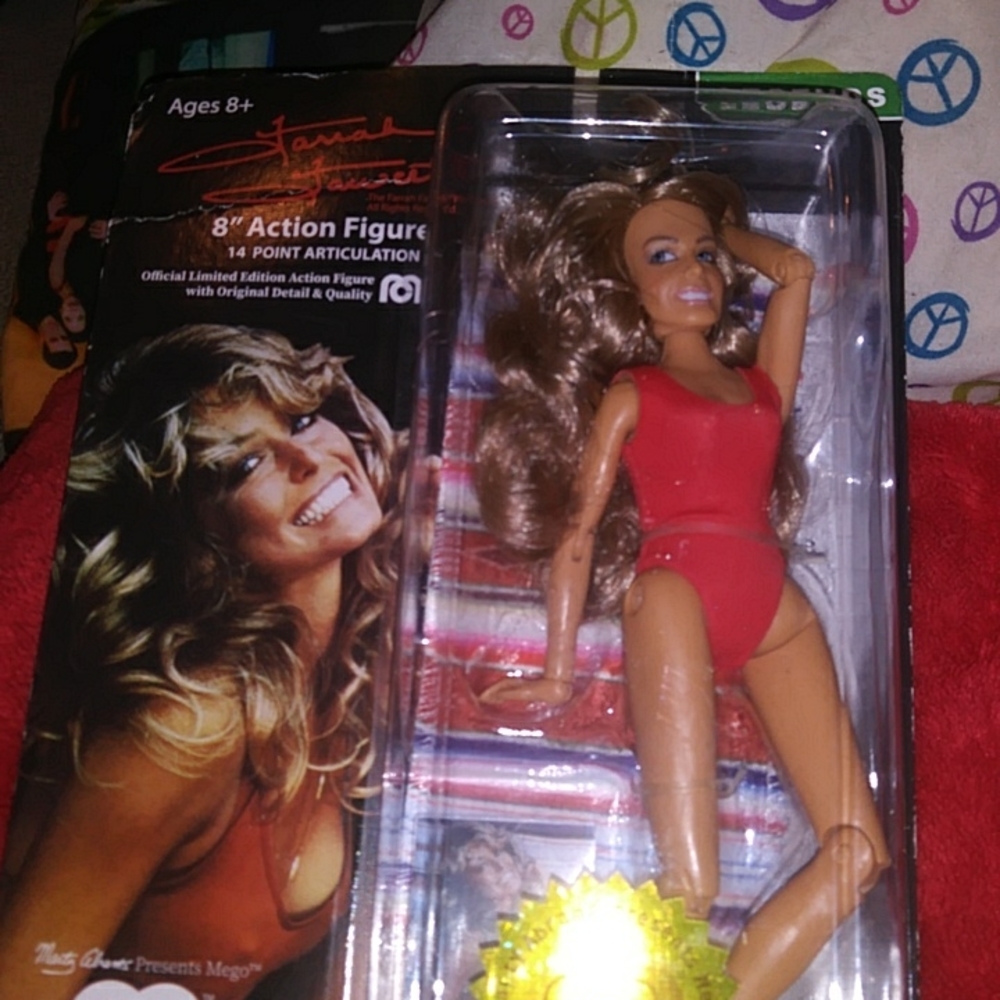 Farrah Fawcett barbie doll
